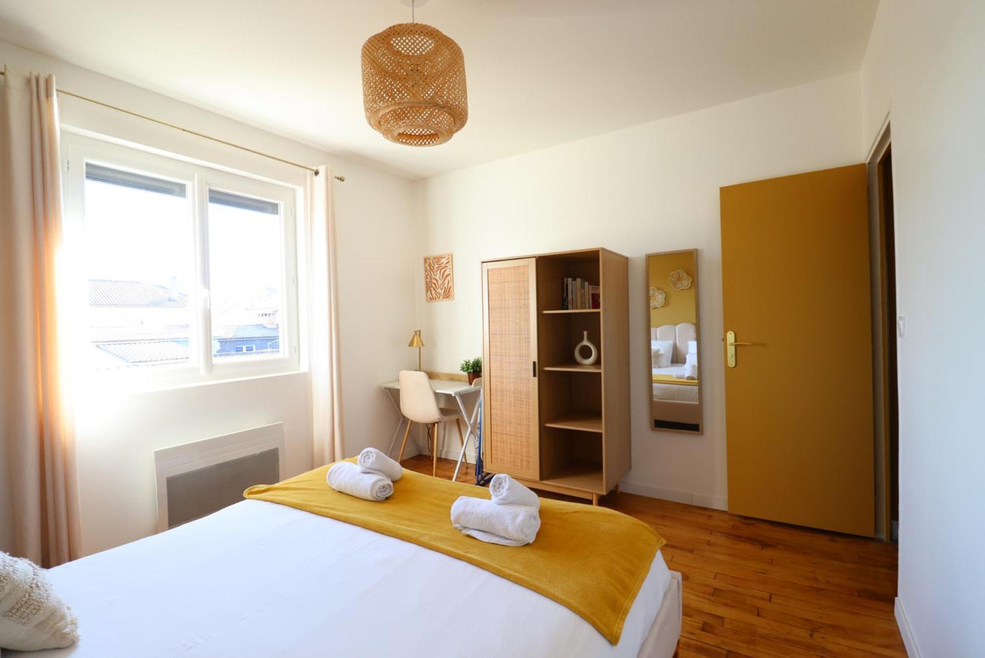 Le Boho - Charmant T3 Avec Climatisation Et Fibre Bergerac Værelse billede