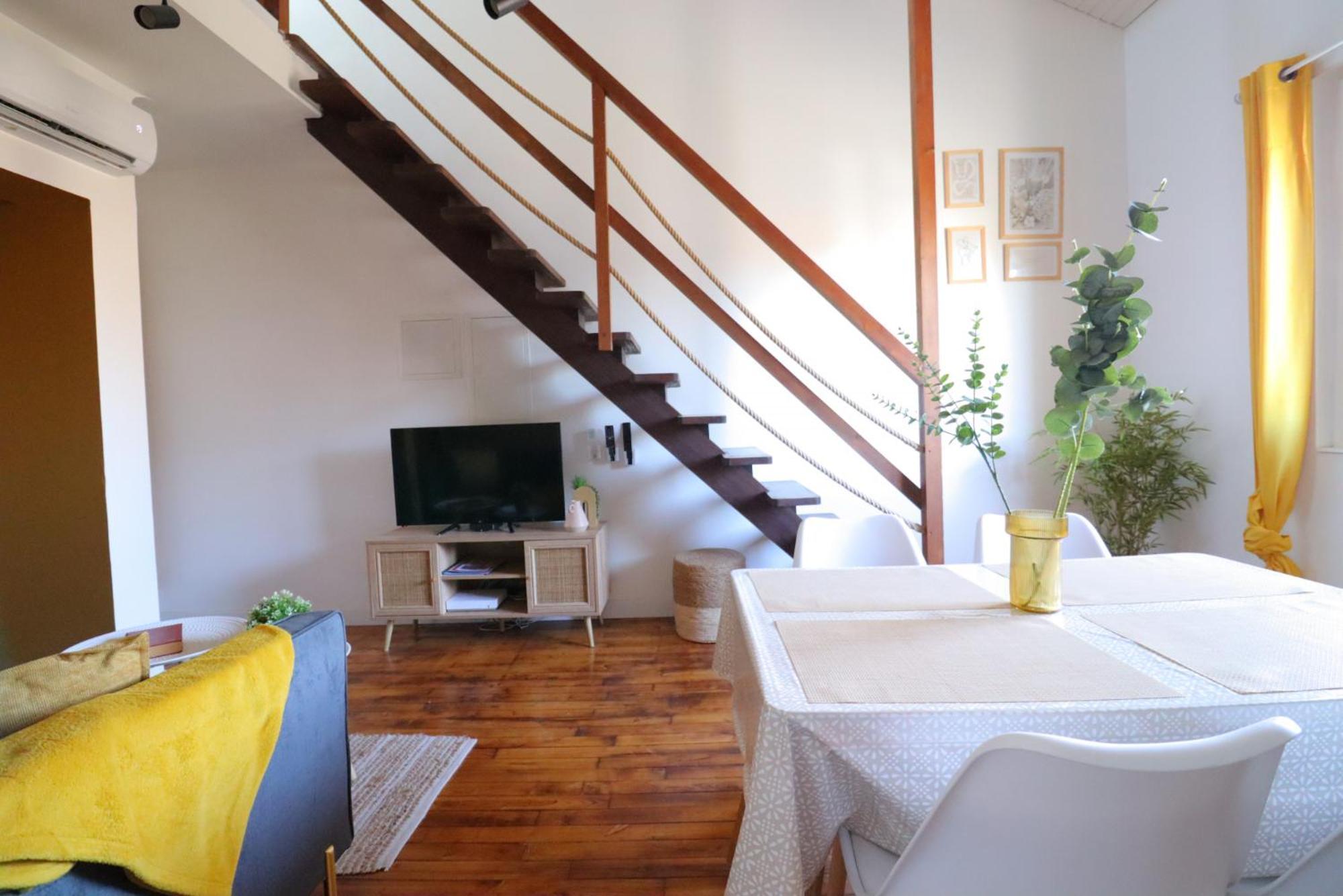 Le Boho - Charmant T3 Avec Climatisation Et Fibre Bergerac Værelse billede