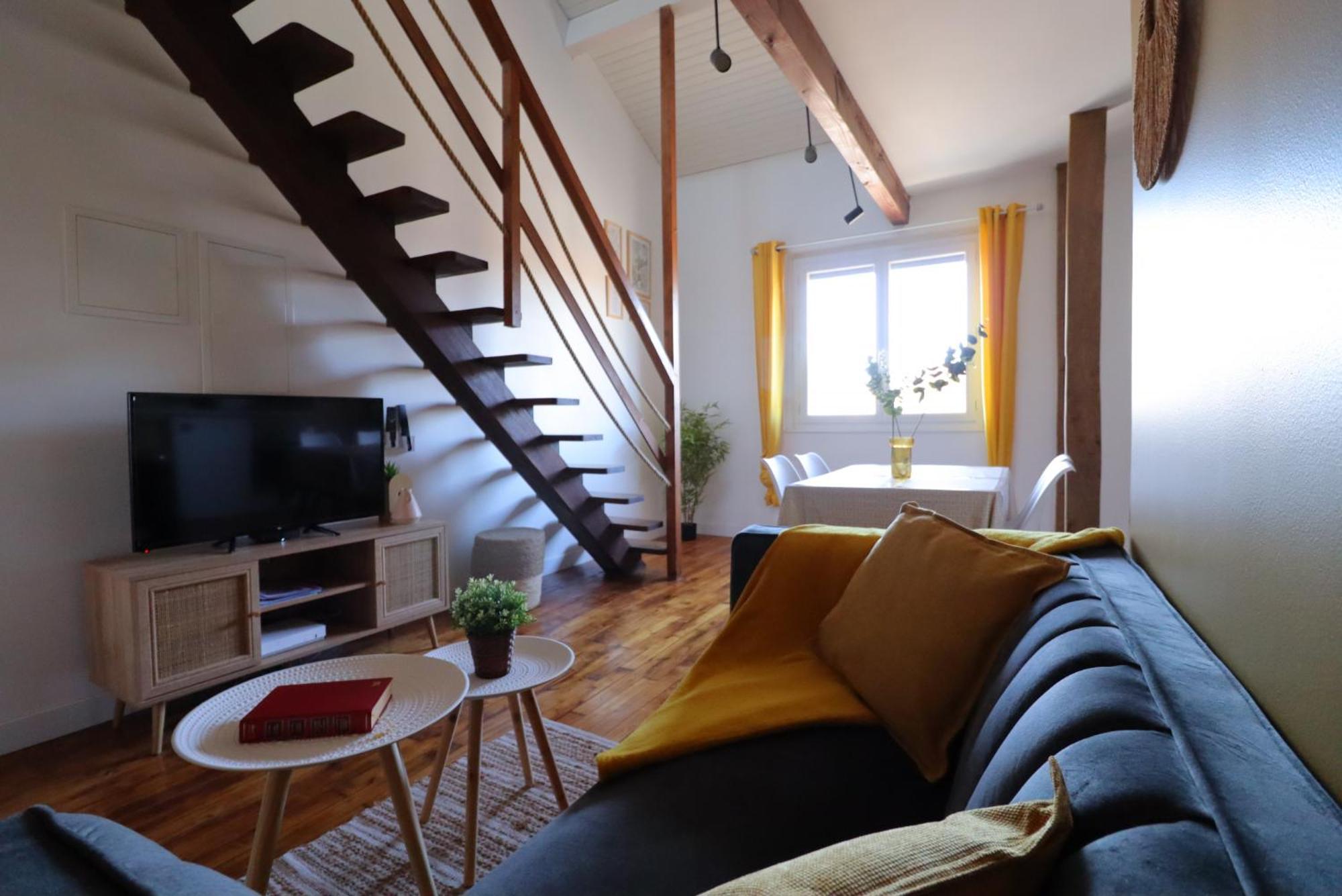 Le Boho - Charmant T3 Avec Climatisation Et Fibre Bergerac Værelse billede